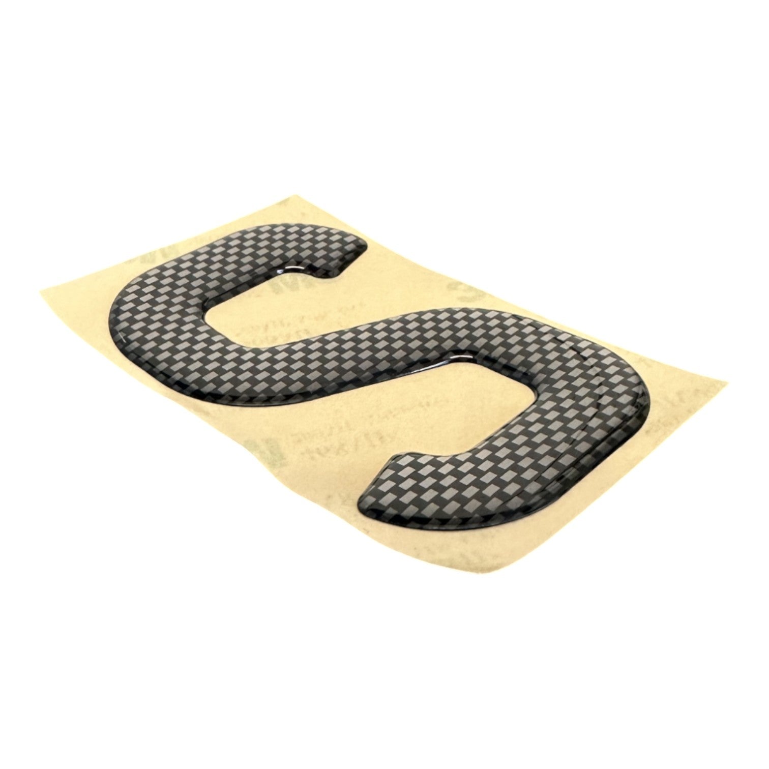 3D Gel Carbon Number Plate Digit (Single)